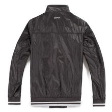 秋日型動(dòng)派 七匹狼151166淺灰立領(lǐng)夾克，男士百搭茄克新風(fēng)尚